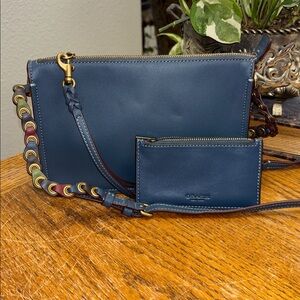 Coach 1941 Soho Crossbody in Glovetanned Leather Midnight Navy with Link Strap